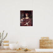 Poster Raffaello Sanzio - Portrait de Joanna d'Aragon (Cuisine)