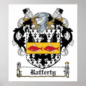 Poster Rafferty Family Crest (Devant)