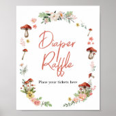 Poster Raffin Fleur sauvage enchanté (Devant)