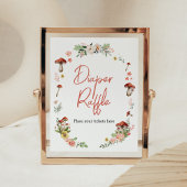 Poster Raffin Fleur sauvage enchanté