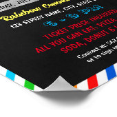 Poster Raffle collecte de fonds Flyer Modèle (Coin)