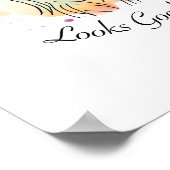 Poster Rafflesia Fleur art femme aquarelle design (Coin)