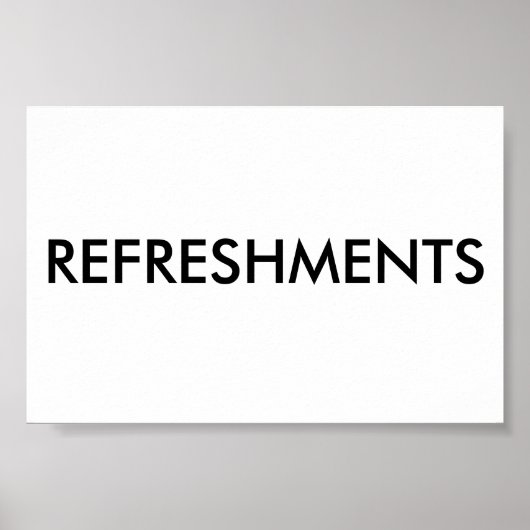 POSTER RAFRAÎCHISSEMENTS (Devant)