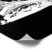 Poster Rafting - Bateau Raquette d'eau blanche (Coin)