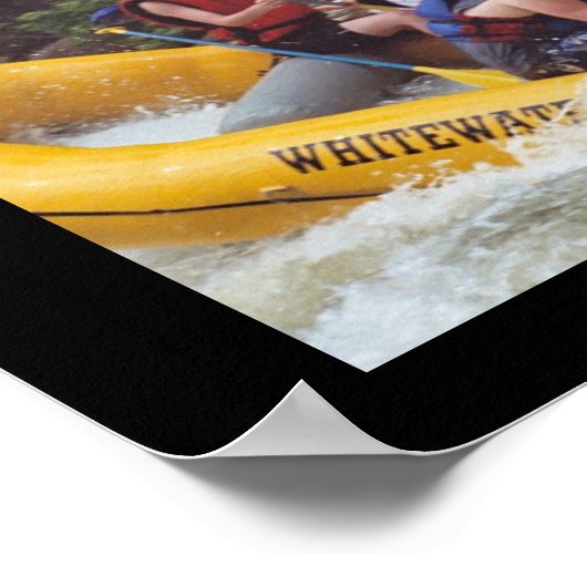 Poster Rafting en eau vive (Coin)