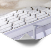 Poster Ragdoll cat sur le clavier de l'ordinateur (Coin)