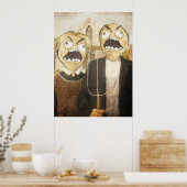 Poster Rage Face Mème Face Comique Classy Peinture (Cuisine)