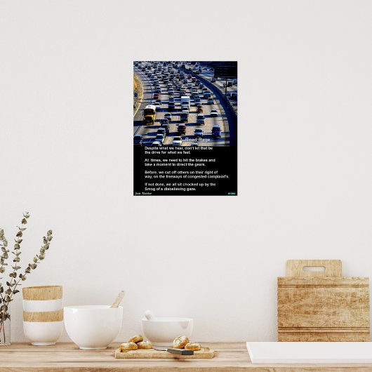 Poster Rage routier (Cuisine)