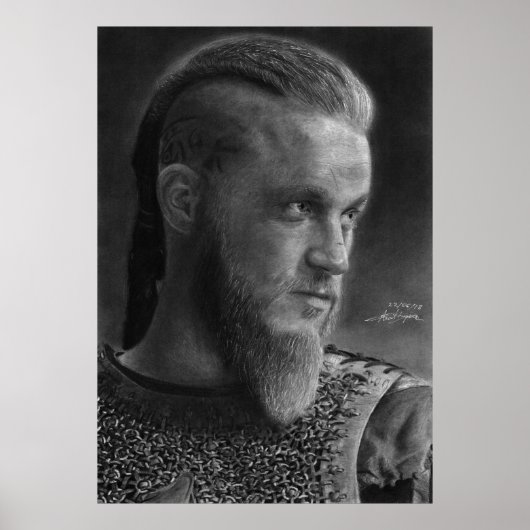 Poster Ragnar Lothbrok (Devant)