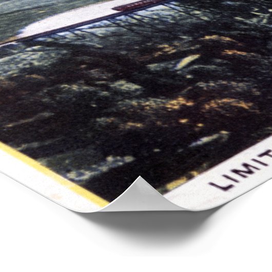 Poster Rail limité, Courbe en fer à cheval (Coin)