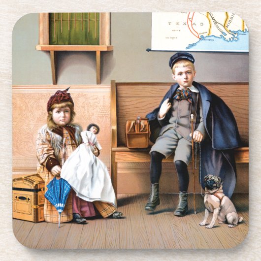 POSTER RAILROAD, 1898 DRANKJES ONDERZETTER (Voorkant)