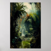 Poster Rain Forest, Tropical Nature Wall Art (Devant)