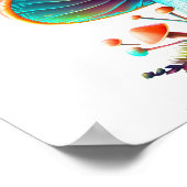 Poster Rainbow Amanita Muscaria (Coin)