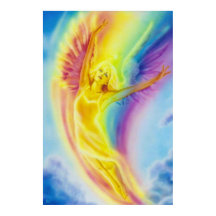 Rainbow Angel by Lisa Iris