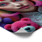 Poster Rainbow Anime Woman (Coin)