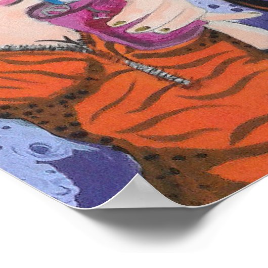 Poster 'Rainbow Bacon & Juice' (Coin)