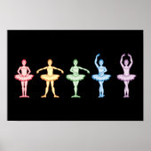 Poster Rainbow Ballerinas (Devant)