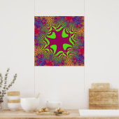 Poster Rainbow Berry Cross (Cuisine)