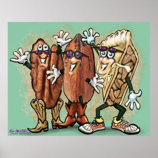 Poster Rainbow Bluebonnets (Devant)