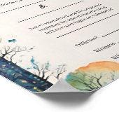 Poster Rainbow Castle Garden Path Handfasting Certificate (Coin)