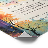 Poster Rainbow Castle Garden Path Handfasting Certificate (Coin)