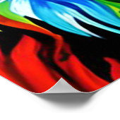 Poster Rainbow Cat, Rainbow Lion illustration Art (Coin)