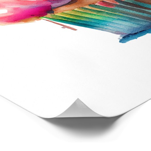 Poster Rainbow Cupcake (Coin)