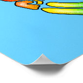 Poster Rainbow Dove de la paix (Coin)