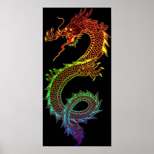 Poster Rainbow Dragon (Devant)