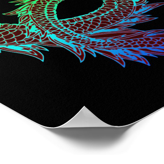 Poster Rainbow Dragon (Coin)