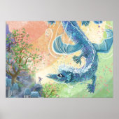 Poster Rainbow Dragon Art (Devant)