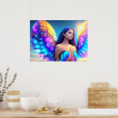 Poster Rainbow Dream Angel Souvenir PROPRE ART (Cuisine)