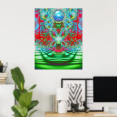 Poster Rainbow Dream des années 60 (Bureau à domicile)