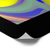 Poster Rainbow Eye, 3D Art Abstrait (Coin)