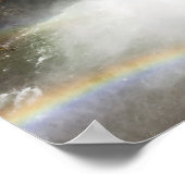 Poster Rainbow Falls à Mammoth (Coin)