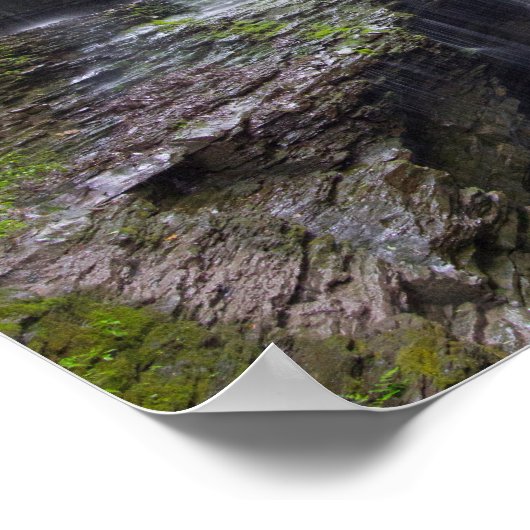 Poster Rainbow Falls & cascade, Watkins Glen, New York (Coin)