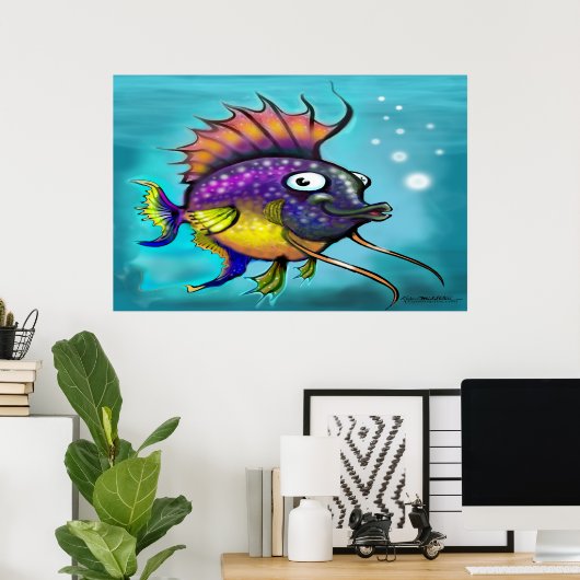 Poster Rainbow Fish (Bureau à domicile)