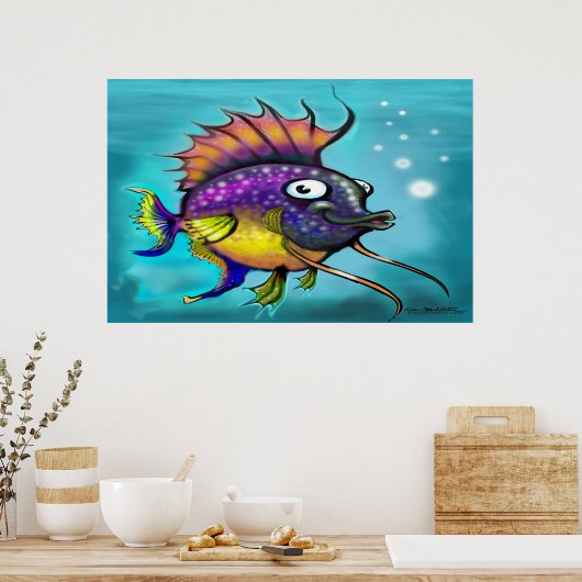 Poster Rainbow Fish (Cuisine)