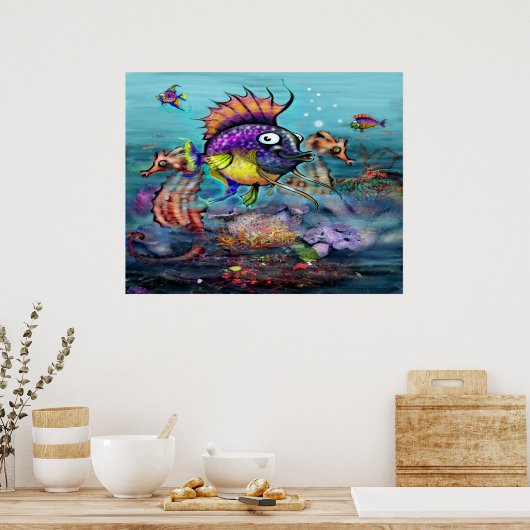 Poster Rainbow Fish (Cuisine)
