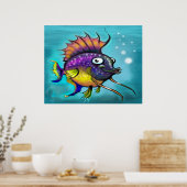 Poster Rainbow Fish (Cuisine)