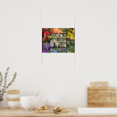 Poster Rainbow Flowers - Earth Laughn par Emerson (Cuisine)