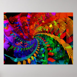 Poster Rainbow Forest