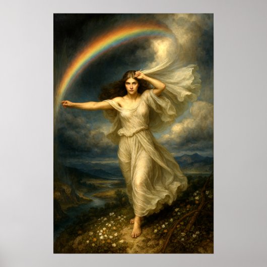 Poster Rainbow Goddess Iris (Devant)