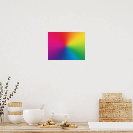 Poster Rainbow Gradient Customized Template - Rainbows (Cuisine)