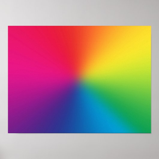 Poster Rainbow Gradient Customized Template - Rainbows (Devant)