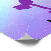 Poster RAINBOW GYMNASTICS GYMNAST Personnalisé (Coin)