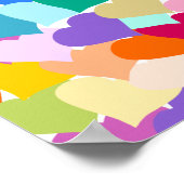 Poster Rainbow Heart Confetti (Coin)