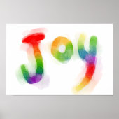 Poster Rainbow Joy (Devant)