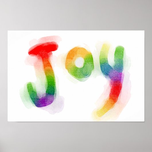 Poster Rainbow Joy (Devant)