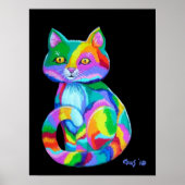 Poster Rainbow Kitten (Devant)